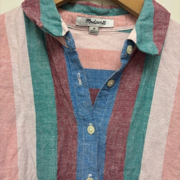 Madewell Central Shirtdress Flagstaff Stripe - Picture 4 of 11